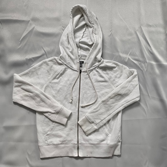 aerie Tops - Aerie white Cropped zip up